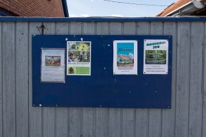 opslagstavle med information